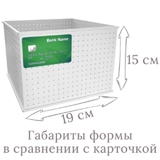 Форма Большой куб с дном (19х19 см), Россия