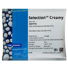 Закваска Chr.Hansen Selection Creamy (10U) на 100 литров молока